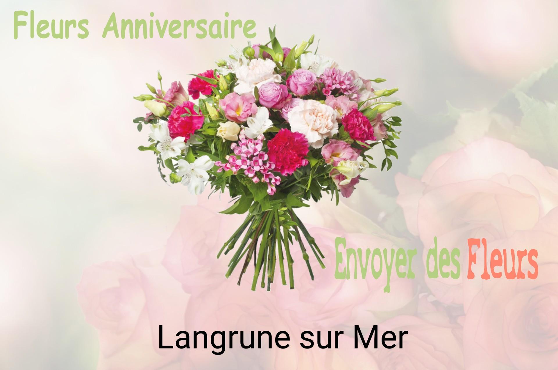 Bouquet de fleurs d’anniversaire livré à Langrune-sur-Mer