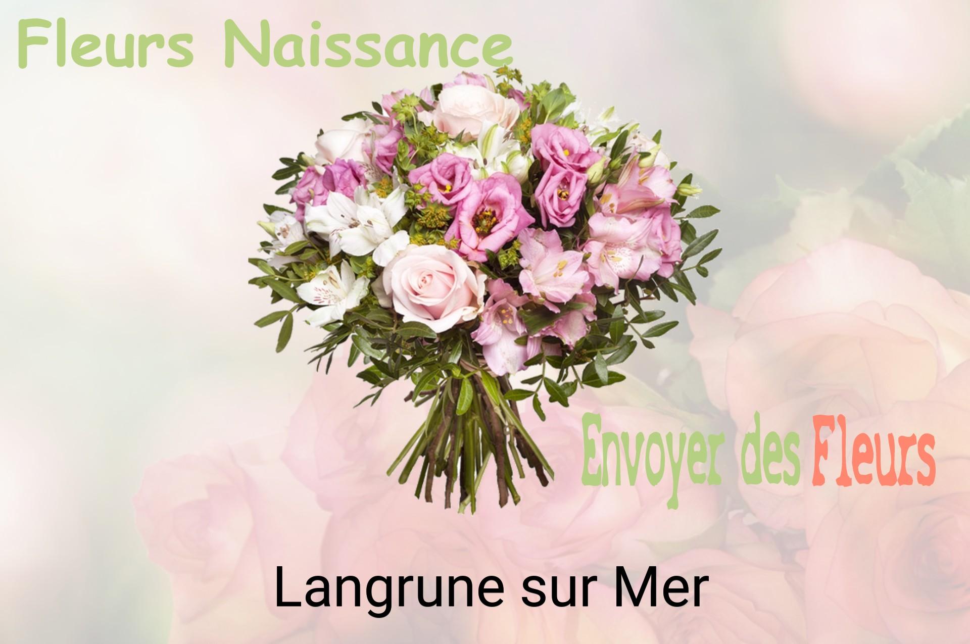 Bouquet de fleurs de naissance livré à Langrune-sur-Mer
